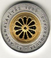 1999. 3000Ft Ag "Az államalapítás 1000. évfordulója" T:PP Csak 5000db!