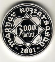 2001. 3000Ft Ag "Ezeréves a magyar pénzverés" T:PP Csak 5000db!