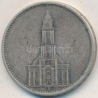 Német 3. Birodalom 1934A 5M Ag "Garnisonkirche" T:3
German Third Reich 1934A 5 Marks Ag &q...