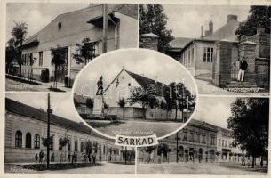 Sarkad, Főszolgabírói hivatal Gróf Almássy vadászkastély, községháza, Piactér, Vámőrségi laktanya (kis lyuk / pinhole)