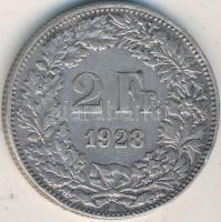 Svájc 1928. 2Fr Ag T:2- Switzerland 1928. 2 Francs Ag C:VF