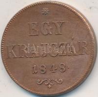 1848. 1Kr Cu T:2