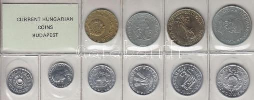 1985. 2f-20Ft 10db klf érmés forgalmi sor fóliatokban T:1