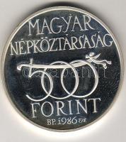 1986. 500Ft Ag "Buda visszafoglalása..." T:PP