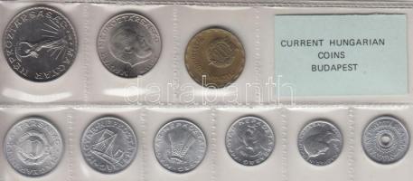 1981. 2f-10Ft 9db klf érmés forgalmi sor sérült fóliatokban T:1