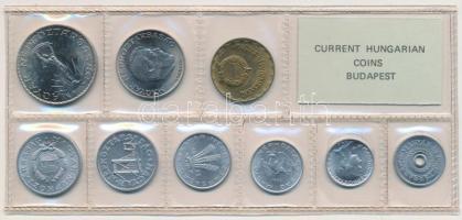 1973. 2f-10Ft 9db klf érmés forgalmi sor fóliatokban T:1