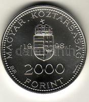 1998. 2000Ft Ag "Integráció az EU-ba (EURO II)" T:BU Csak 3000db!