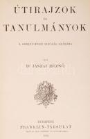 Dr. Jászai Rezső: Útirajzok és tanulmányok, A serdültebb ifjúság számára. Bp., 1905, Franklin. Kiadói egészvászon kötés, festett lapszélek, illusztrált, kopottas állapotban.