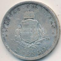 1936. 2P Ag "Liszt" T:2- Adamo P7.3