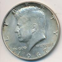 Amerikai Egyesült Államok 1967. 1/2$ Ag "Kennedy" T:2-
USA 1967. 1/2 Dollar Ag "Kenne...