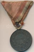 1917. Bronz Vitézségi Érem "IV. Károly / Fortitudini" mellszalagon. Szign: Kautsch T:2-
Hu...