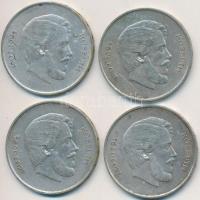 1947. 5Ft Ag "Kossuth" (4x) T:2-,3
Adamo F8.1