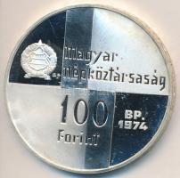 1974. 100Ft Ag "50 éves az MNB" T:PP Adamo EM45