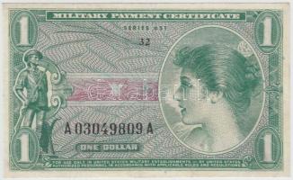 Amerikai Egyesült Államok / Katonai kiadás 1969. 1$ T:III USA / Military Payment Certificate 1969. 1 Dollar C:F