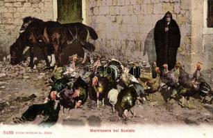 Marktszene bei Spalato / market around Split, folklore