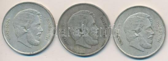 1947. 5Ft Ag "Kossuth" (3x) T:2-,3
Adamo F8.1