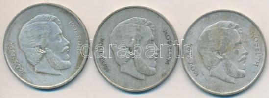 1947. 5Ft Ag "Kossuth" (3x) T:2-,3
Adamo F8.1