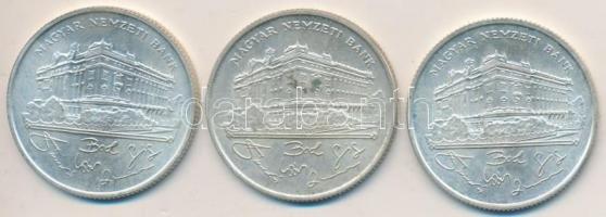 1993. 200Ft Ag "MNB" (3x) T:2
Adamo F13