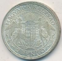 1938. 2P Ag "Madonna" T:2 Unger: 1511., Adamo P7.