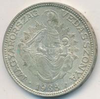 1938. 2P Ag "Madonna" T:2
Unger: 1511., Adamo P7