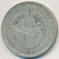 1938. 2P Ag "Madonna" T:2-
Unger: 1511., Adamo P7