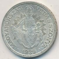 1939. 2P Ag "Madonna" T:2-
Unger: 1511., Adamo P7