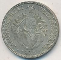 1938. 2P Ag "Madonna" T:2-
Unger: 1511., Adamo P7