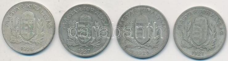 1926-1927. 1P Ag (4x) T:2-,3