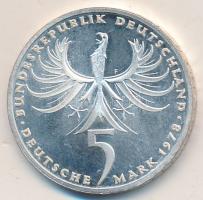 NSZK 1978F 5M Ag "Balthasar Neumann" T:PP Tanúsítvánnyal GFR 1978F 5 Mark "Death of Balthasar Neumann" C:PP With certificate