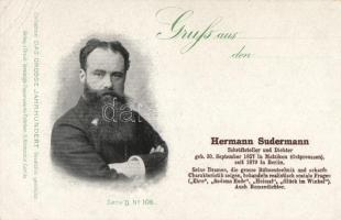 Hermann Sudermann, Schrifsteller und Dichter / German poet and writer (EB)