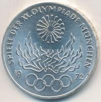 NSZK 1972G 10M Ag "Olimpia-München/Olimpiai Láng" T:1-,2
GFR 1972G 10 Mark Ag "Olympi...