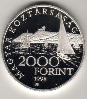 1998. 2000Ft Ag "Régi balatoni hajók II" T:PP