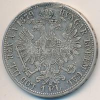Ausztria 1879. 1Fl Ag "Ferenc József" T:2- ph. Austria 1879. 1 Florin Ag "Franz Joseph" C:VF edge error Krause KM#2222