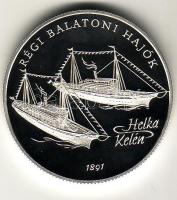 1997. 2000Ft Ag "Régi balatoni hajók I" T:PP