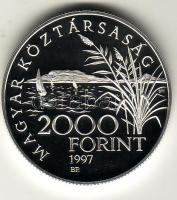 1997. 2000Ft Ag "Régi balatoni hajók I" T:PP