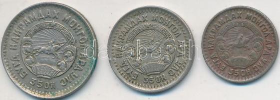 Mongólia 1945. 10M Cu-Ni + 15M Cu-Ni + 20M Cu-Ni T:2
Mongolia 1945. 10 Mongo Cu-Ni + 15 Mongo Cu-Ni ...