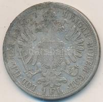 Ausztria 1877. 1Fl Ag "Ferenc József" T:3 Austria 1877. 1 Florin Ag "Franz Joseph" C:F Krause KM#2222