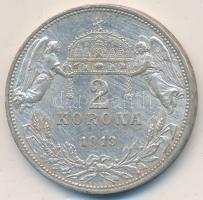 1913. 2K Ag "Ferenc József" T:2- Adamo K6