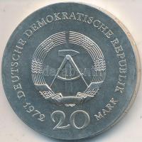 NDK 1972. 20M Ag "Lucas Cranach születésének 500. évfordulója" T:2 GDR 1972. 20 Mark Ag "500th Anniversary - Birth of Lucas Cranach, painter" C:XF Krause KM# 41