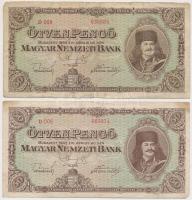 1945. 50P (2x) + 2006. 200Ft "FB" (2x) T:III,III-