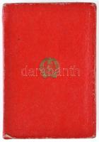 ~1955. "Szakma Kiváló Műszaki Dolgozója - Vasút" zománcozott kitüntetés tokban T:2