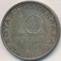 1948. 10Ft Ag "Széchenyi" T:2- Adamo EM2