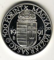 1991. 500Ft Ag "II.János Pál pápa látogatása" T:PP