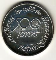 1988. 500Ft Ag "Világ vadvédelmi alap I" T:BU