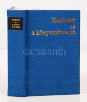 Haiman György: Kazinczy és a könyvművészet. Bp., 1981. Minikönyv, 368. számozott kiadás, kiadói aranyozott műbőr kötés, újszerű állapotban.