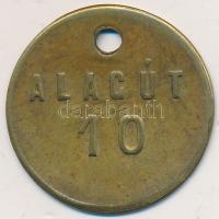 1866-1918. 10 értékű Alagút bárca T:2-