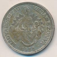 1938. 2P Ag "Madonna" T:2-
Unger: 1511., Adamo P7