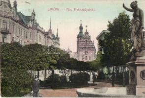 Lviv, Lwów, Lemberg; Plac Bernardynski / square (EK)