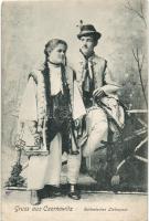 Ruthenian folklore from Chernivtsi (Czernowitz) Liebespaar (EK)
