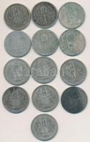Ausztria 1893-1895. 1K Ag (13x) T:2-,3 Austria 1893-1895. 1 Corona Ag (13x) C:VF,F